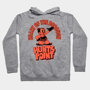 Hunts Point Bronx NYC - Comic-Style Neighborhood Vibe Hoodie